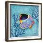 Azure Tropical Fish I-Paul Brent-Framed Premium Giclee Print