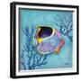 Azure Tropical Fish I-Paul Brent-Framed Premium Giclee Print