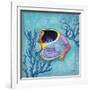 Azure Tropical Fish I-Paul Brent-Framed Art Print