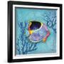 Azure Tropical Fish I-Paul Brent-Framed Art Print