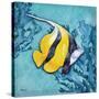 Azure Tropical Fish II-Paul Brent-Stretched Canvas