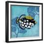 Azure Tropical Fish III-Paul Brent-Framed Art Print