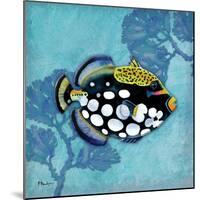 Azure Tropical Fish III-Paul Brent-Mounted Art Print