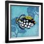 Azure Tropical Fish III-Paul Brent-Framed Art Print