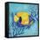 Azure Tropical Fish V-Paul Brent-Framed Stretched Canvas