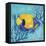 Azure Tropical Fish V-Paul Brent-Framed Stretched Canvas