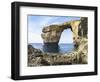 Azure Window, a Natural Arch at the Coast of Gozo, Malta-Martin Zwick-Framed Photographic Print