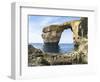 Azure Window, a Natural Arch at the Coast of Gozo, Malta-Martin Zwick-Framed Photographic Print