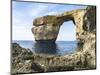 Azure Window, a Natural Arch at the Coast of Gozo, Malta-Martin Zwick-Mounted Photographic Print