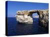 Azure Window, Dwejra Bay, Gozo, Malta, Mediterranean, Europe-Hans Peter Merten-Stretched Canvas