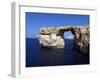 Azure Window, Dwejra Bay, Gozo, Malta, Mediterranean, Europe-Hans Peter Merten-Framed Photographic Print