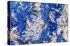 Azurite / Chessylite, soft, deep blue copper mineral-Philippe Clement-Stretched Canvas