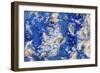 Azurite / Chessylite, soft, deep blue copper mineral-Philippe Clement-Framed Photographic Print