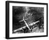 B-17 Bomber During the First Big Raid on Germany by the U.S. 8th Air Force-null-Framed Photo
