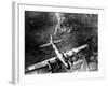 B-17 Bomber During the First Big Raid on Germany by the U.S. 8th Air Force-null-Framed Photo