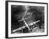 B-17 Bomber During the First Big Raid on Germany by the U.S. 8th Air Force-null-Framed Photo