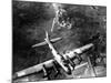 B-17 Bomber During the First Big Raid on Germany by the U.S. 8th Air Force-null-Mounted Photo