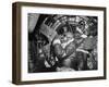 B-17 Flying Fortress Bomber During Bombing Raid Launched by US 8th Bomber Command from England-Margaret Bourke-White-Framed Photographic Print