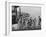 B-17 Flying Fortress Crew of 8th Bomber Command Donning Their Flying Gear Upon Arrival by Jeep-Margaret Bourke-White-Framed Photographic Print