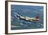 B-17 Flying Fortress Flying over Concord, California-Stocktrek Images-Framed Photographic Print