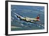 B-17 Flying Fortress Flying over Concord, California-Stocktrek Images-Framed Photographic Print