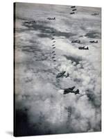 B-17 Flying Fortresses of Usaaf, 1944-null-Stretched Canvas