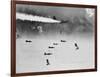 B-17 Planes Flying-null-Framed Photographic Print