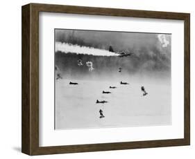 B-17 Planes Flying-null-Framed Photographic Print