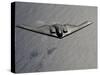 B-2 Spirit Flies over the Pacific Ocean-null-Stretched Canvas