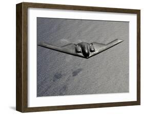 B-2 Spirit Flies over the Pacific Ocean-null-Framed Photographic Print