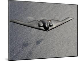 B-2 Spirit Flies over the Pacific Ocean-null-Mounted Photographic Print