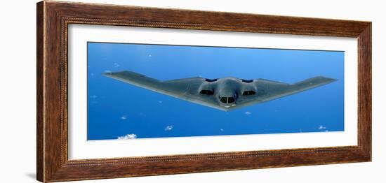 B-2 Spirit Soars Through the Sky after a Refueling Mission-Stocktrek Images-Framed Photographic Print
