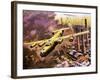 B-24 Liberator Bombers Doing Service in World War Ii-Graham Coton-Framed Giclee Print