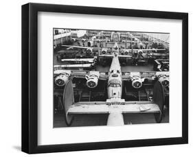 B-24s at an Aircraft Plant-null-Framed Photographic Print