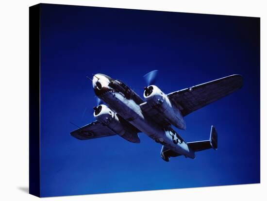 B-25 Mitchell Bomber-null-Stretched Canvas