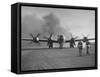 B-29 at Chinese Base, Revving Giant Propellers as it Prepares to Bomb Japan-Bernard Hoffman-Framed Stretched Canvas