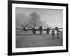 B-29 at Chinese Base, Revving Giant Propellers as it Prepares to Bomb Japan-Bernard Hoffman-Framed Photographic Print