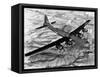 B-29 Flying over Japan's Countryside-null-Framed Stretched Canvas
