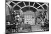 B-29 heavy bomber Flight Deck-null-Mounted Art Print