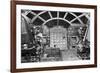 B-29 heavy bomber Flight Deck-null-Framed Art Print