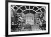 B-29 heavy bomber Flight Deck-null-Framed Art Print