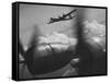 B-29's in Flight and Above Clouds on Bombing Mission over the Marianas During Ww Ii-Loomis Dean-Framed Stretched Canvas