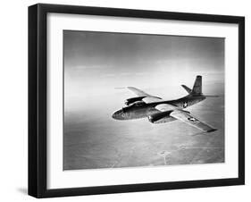B-45 Bomber in Flight-null-Framed Photographic Print