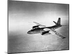 B-45 Bomber in Flight-null-Mounted Photographic Print