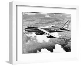 B-47 Boeing Stratojet in Flight-null-Framed Photographic Print