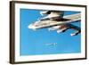 B-52 Aircraft Releasing an Tomahawk Air-Launched Cruise Missile, Dec. 6, 1979-null-Framed Photo