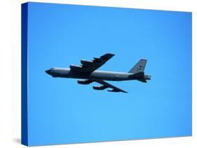 B 52 in Flight-Walter Bibikow-Stretched Canvas