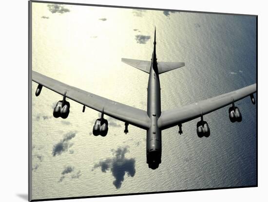 B-52 Stratofortress in Flight over the Pacific Ocean-Stocktrek Images-Mounted Photographic Print