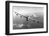 B-52 Stratofortress Mt. Rainier-null-Framed Art Print