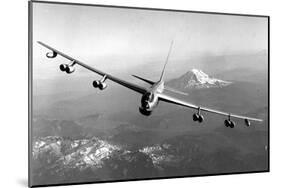 B-52 Stratofortress Mt. Rainier-null-Mounted Art Print
